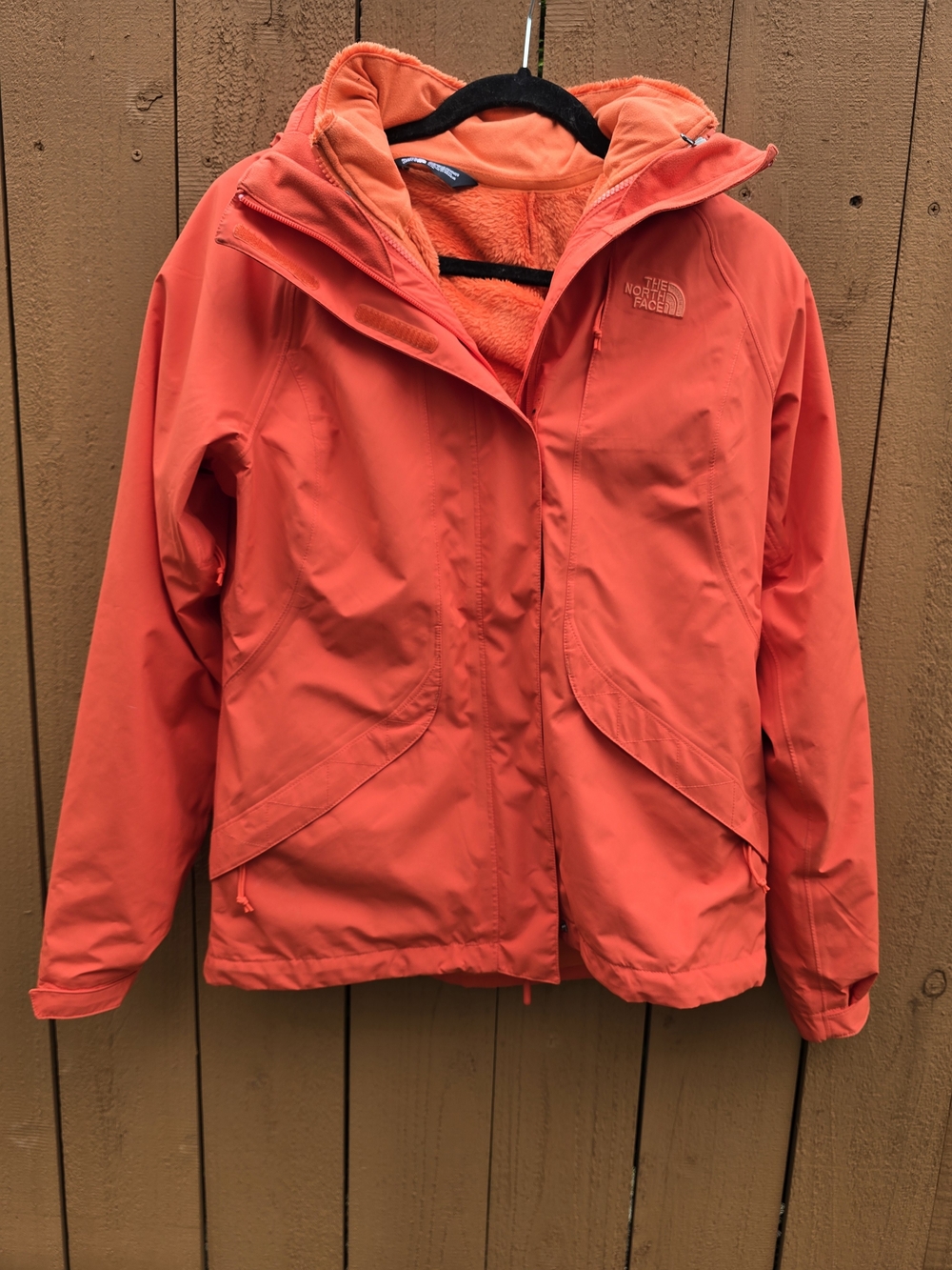 The North Face Women’s Orange Waterproof Ski Jacket